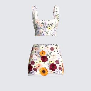Madelyn Floral Skirt Set — Brand New, Never Worn
